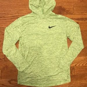 Nike Boys Dri Fit Hooded Long Sleeve
